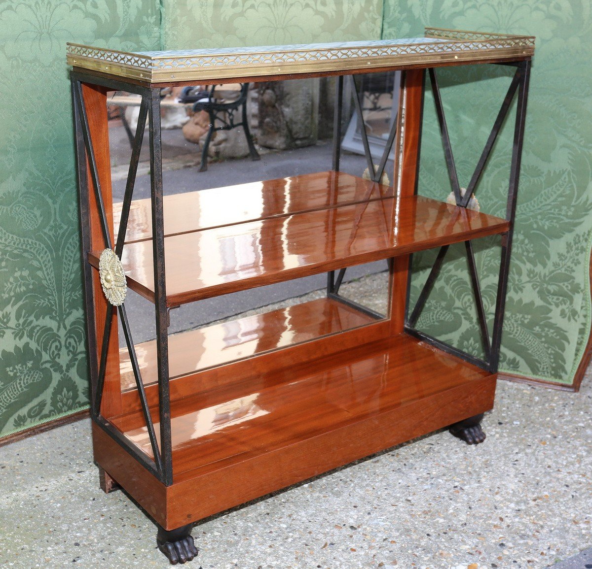 Paire De Consoles Dessertes De Style Empire-photo-4