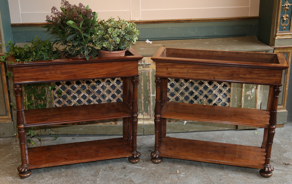 Circa 1840 Pair Of Planters