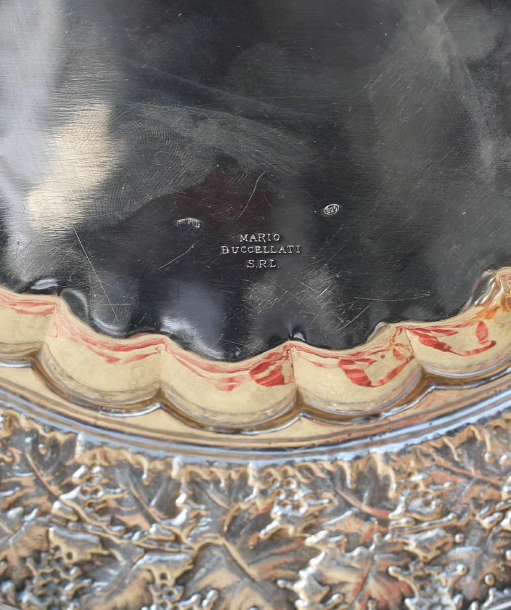 Mario Buccellati 1891-1965, Centre De Table En Argent -photo-3