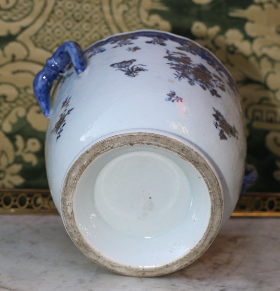18th Century Cooler, Made Of Chinese Porcelain From The East India Company-photo-4