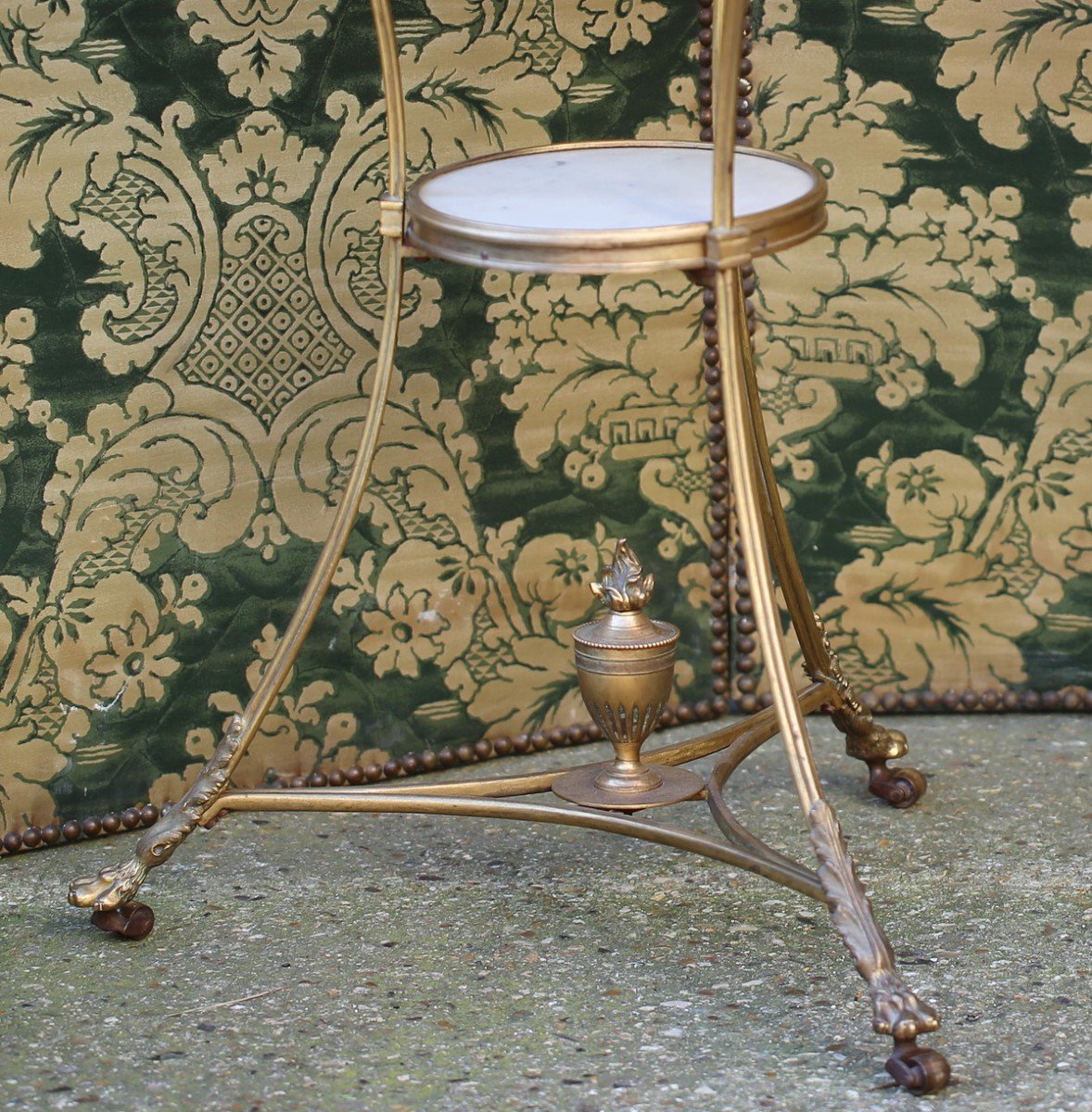 Pair Of Small Louis XVI Style Gueridons Maison Lavigne 20th Century-photo-4
