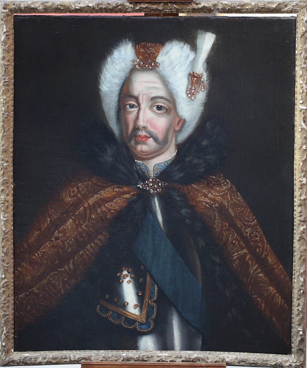 French School Of The 18th Century, Portrait Of Monsieur De Marcillac In Turkish Dress.