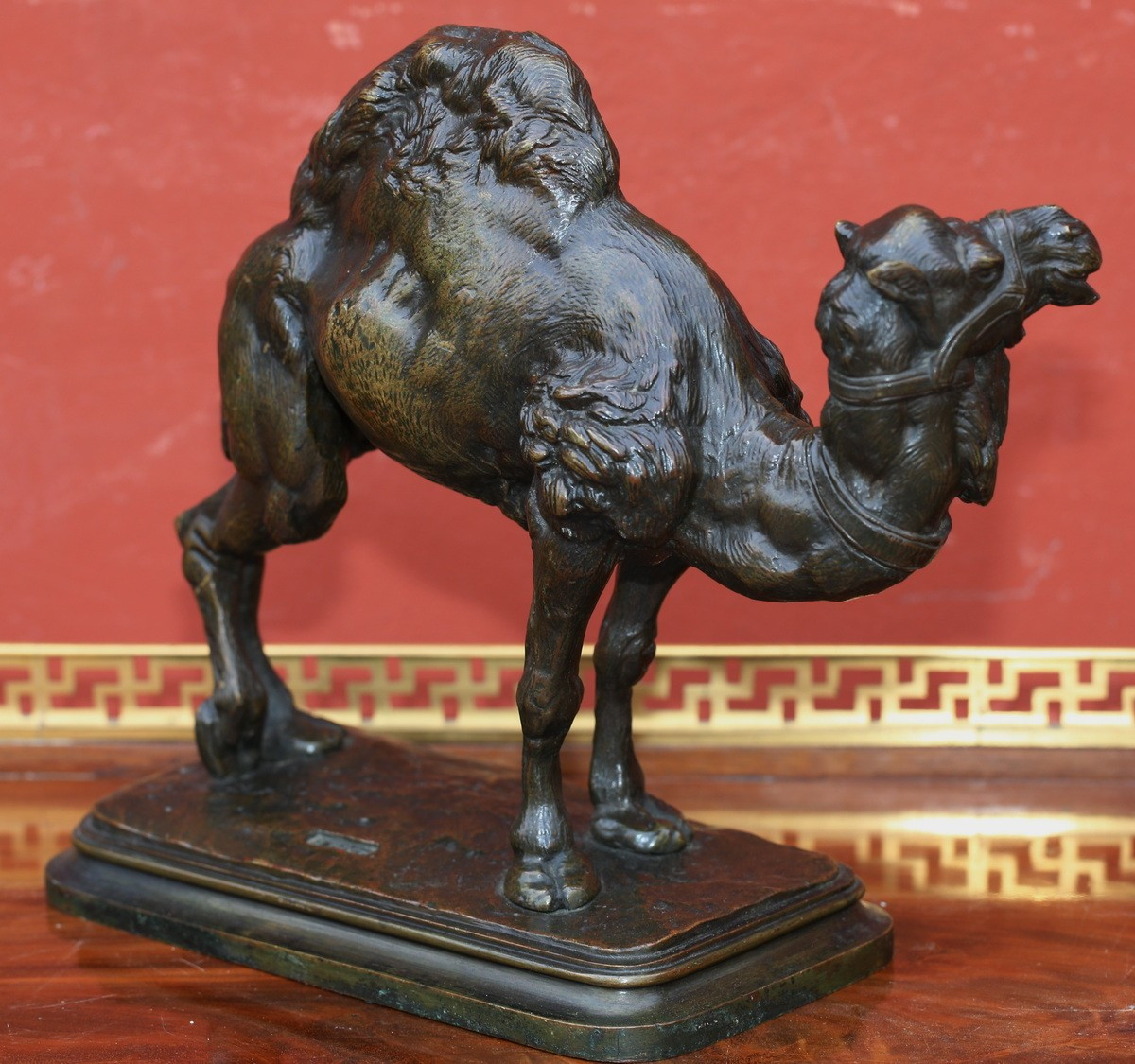 Emmanuel Frémiet 1824-1910 Dromadaire, rare épreuve en bronze à patine brune vers 1847 -photo-2