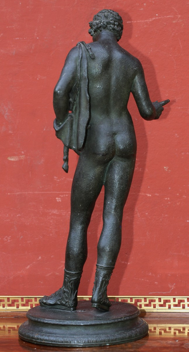 Ecole Italienne du XIXème d'après l'antique, Narcisse de Pompéi.-photo-3