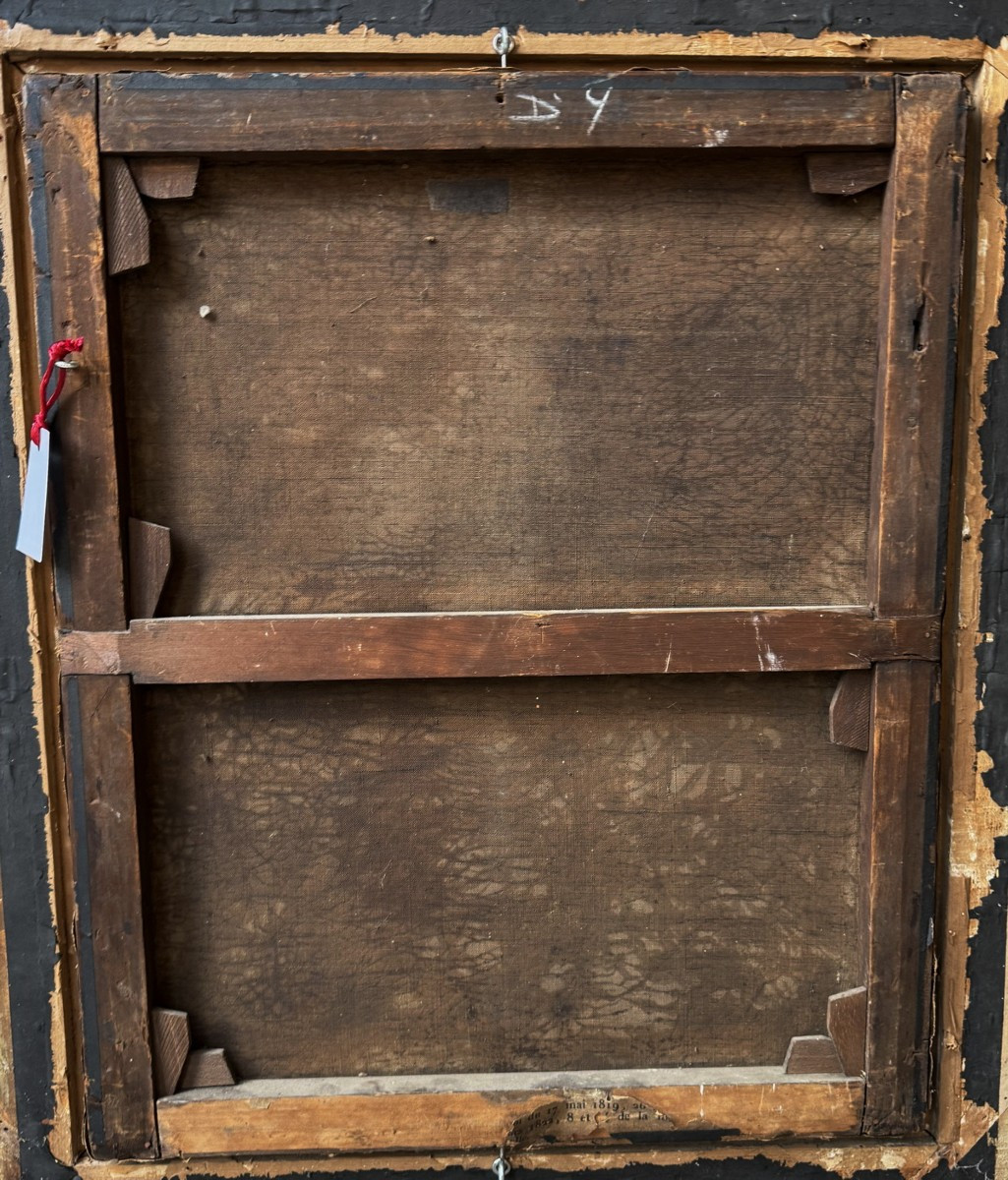 Hendrik Joseph Dillens 1812-1872 Portrait Of A Magistrate Of The Royal Court Of Douais In 1833.-photo-2