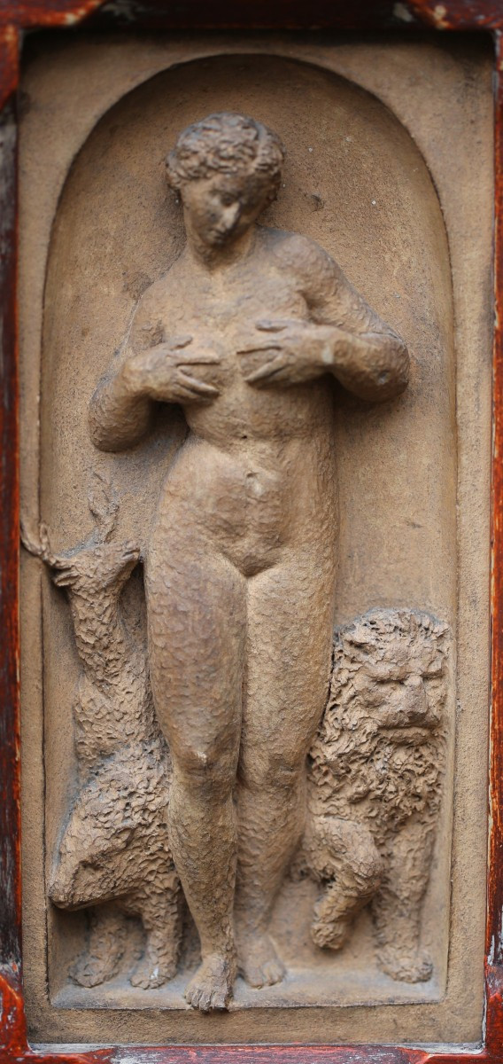 Rosso FIORENTINO 1494-1540 d'après, Thétis, Néptune Junon,Saturne, Ops et jupiter, terre cuite.-photo-4