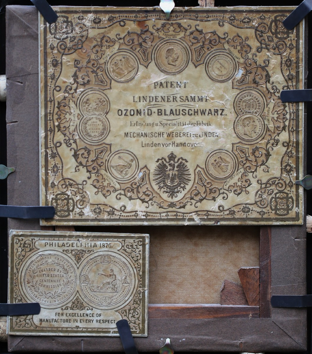 19th Century Foreign School, Begonia Rex, Oil On Canvas Circa 1873.-photo-4