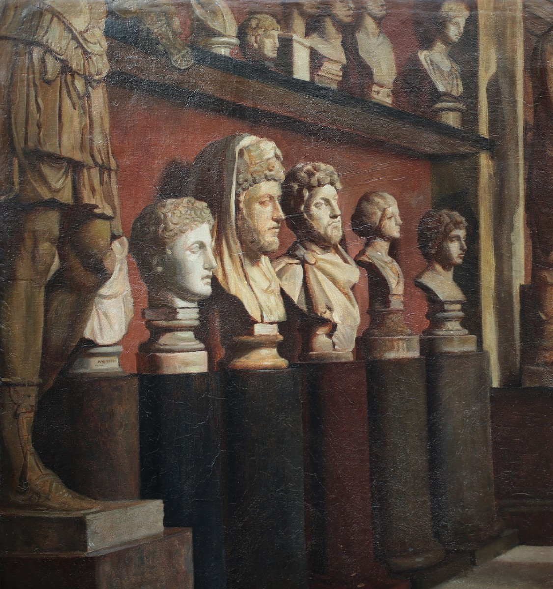 William Fitz, Active From 1880 To 1915, Italian School, The Painter In The Museum In 1882-photo-1