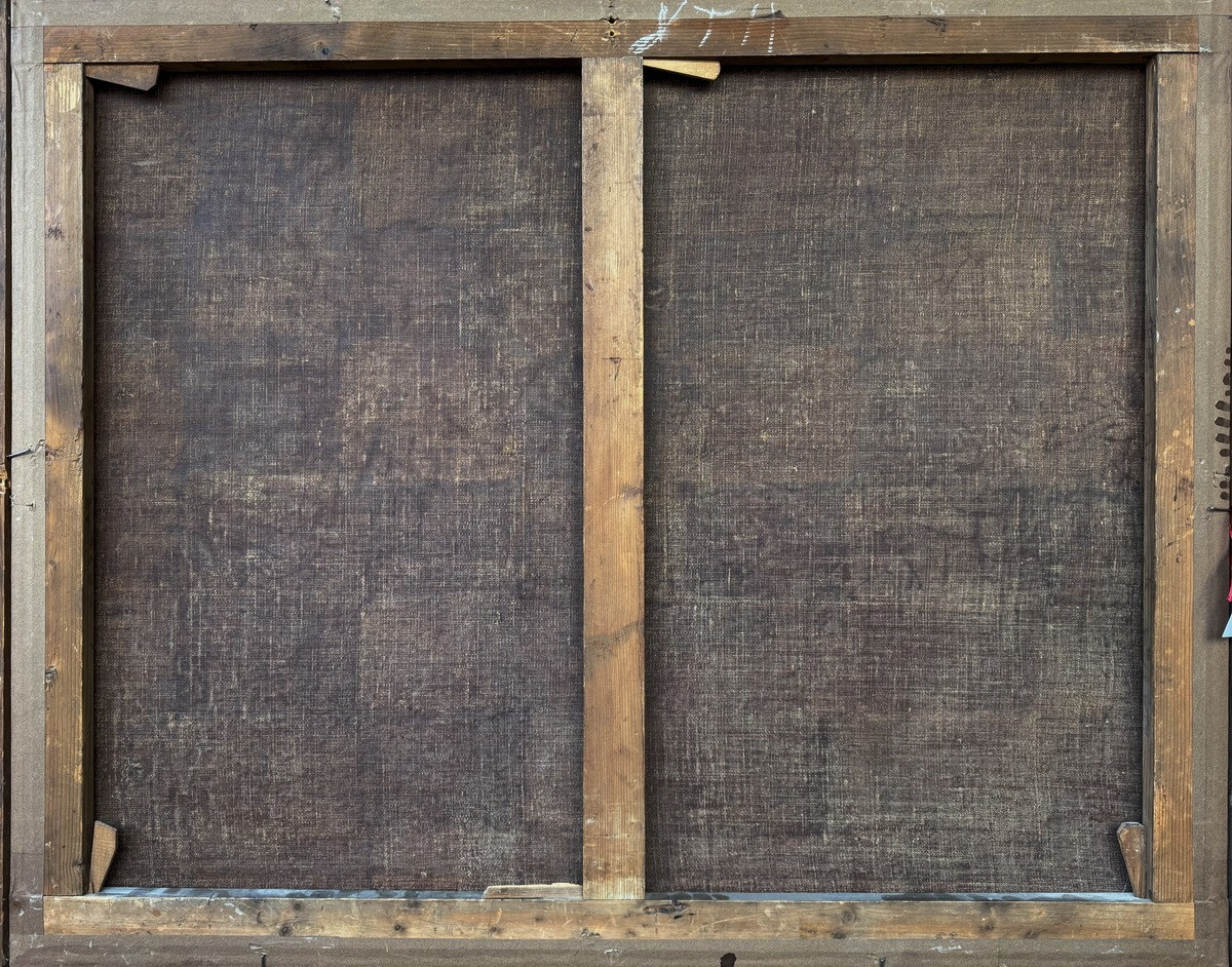 Ecole Belge vers 1840, Alexandre à la bataille de Persépolis.-photo-1