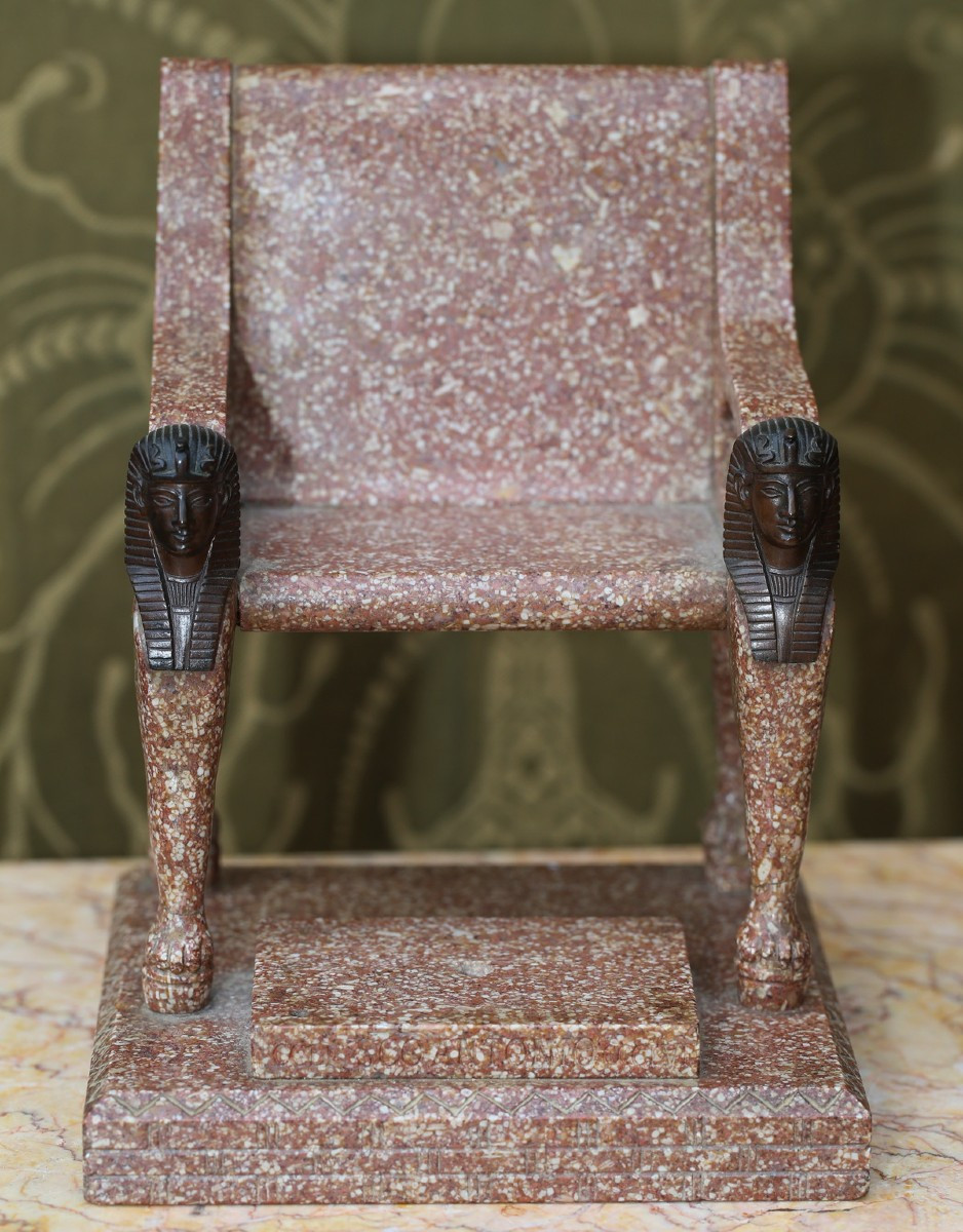 Representation Of Antonio Abad Or San Antonio Abad 251-356, Grand Tour Souvenir.-photo-3