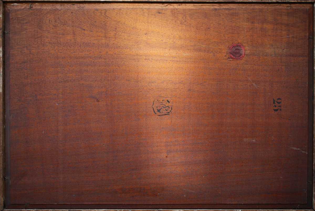 Charles Clément CALDERON 1870-1906, le grand canal à venise avec voilier pavoisé. -photo-4