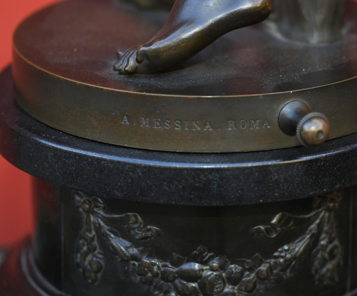 Ecole italienne de la fin du XIXème, l'empereur Auguste d'après l'Auguste de la prima Porta.-photo-3