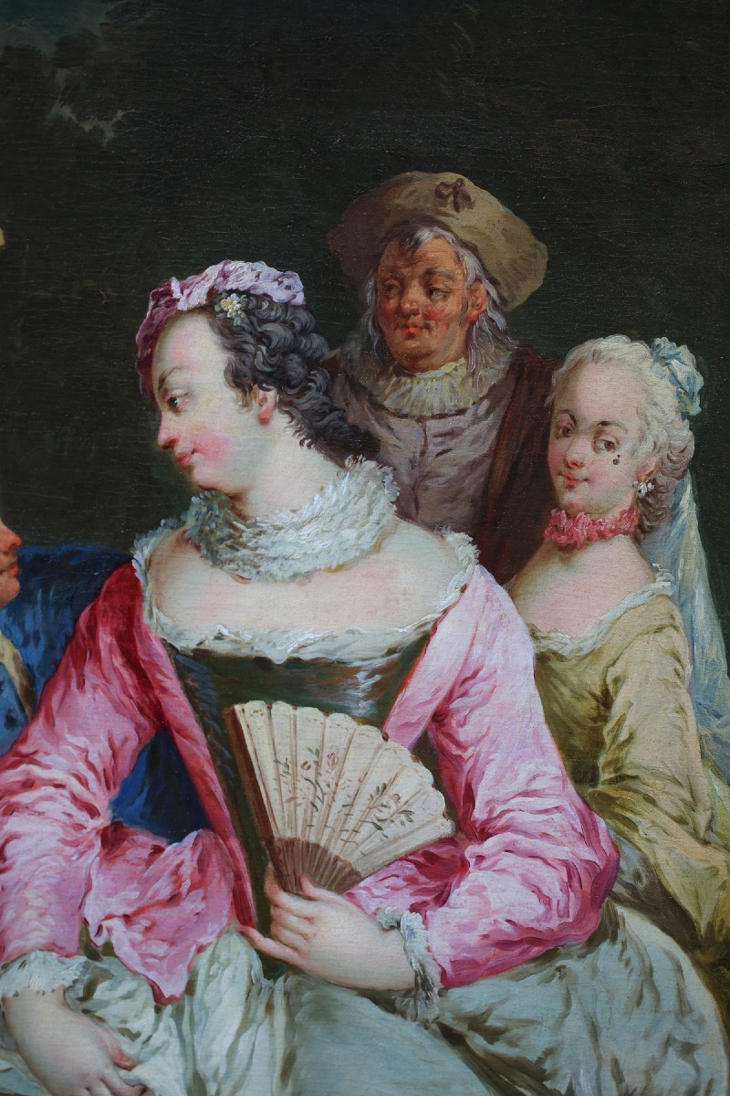 Attributed To Christian Wilhelm Dietrich 1712-1774, The Pied Piper.-photo-4