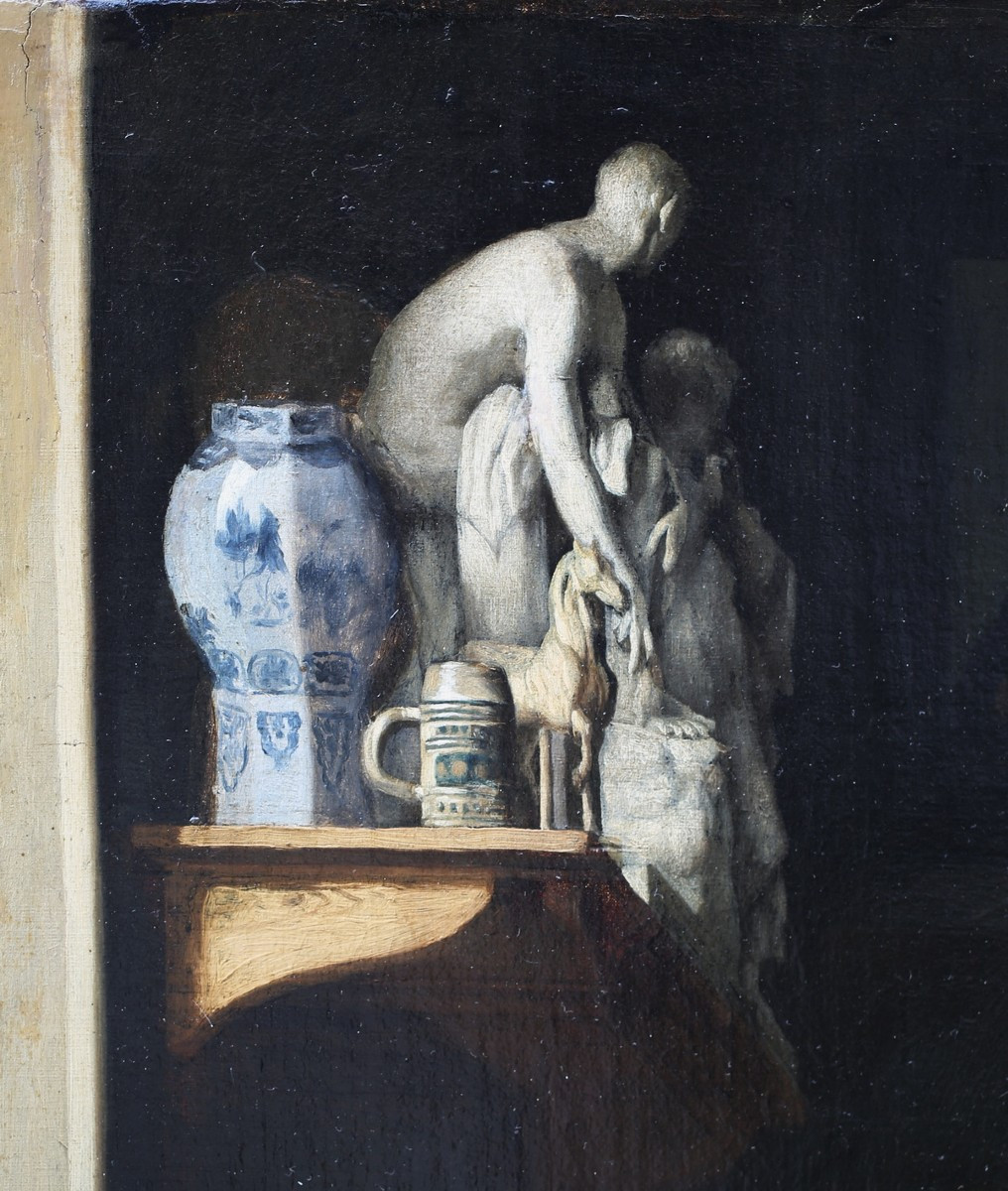 José Diaz Valera 1827-1903, The Collector, Oil On Canvas Dated 1863 -photo-4