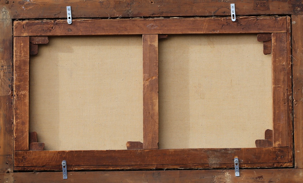 Otto DONNER VON RICHTER 1828-1911, paire de peintures pompeiennes.-photo-5