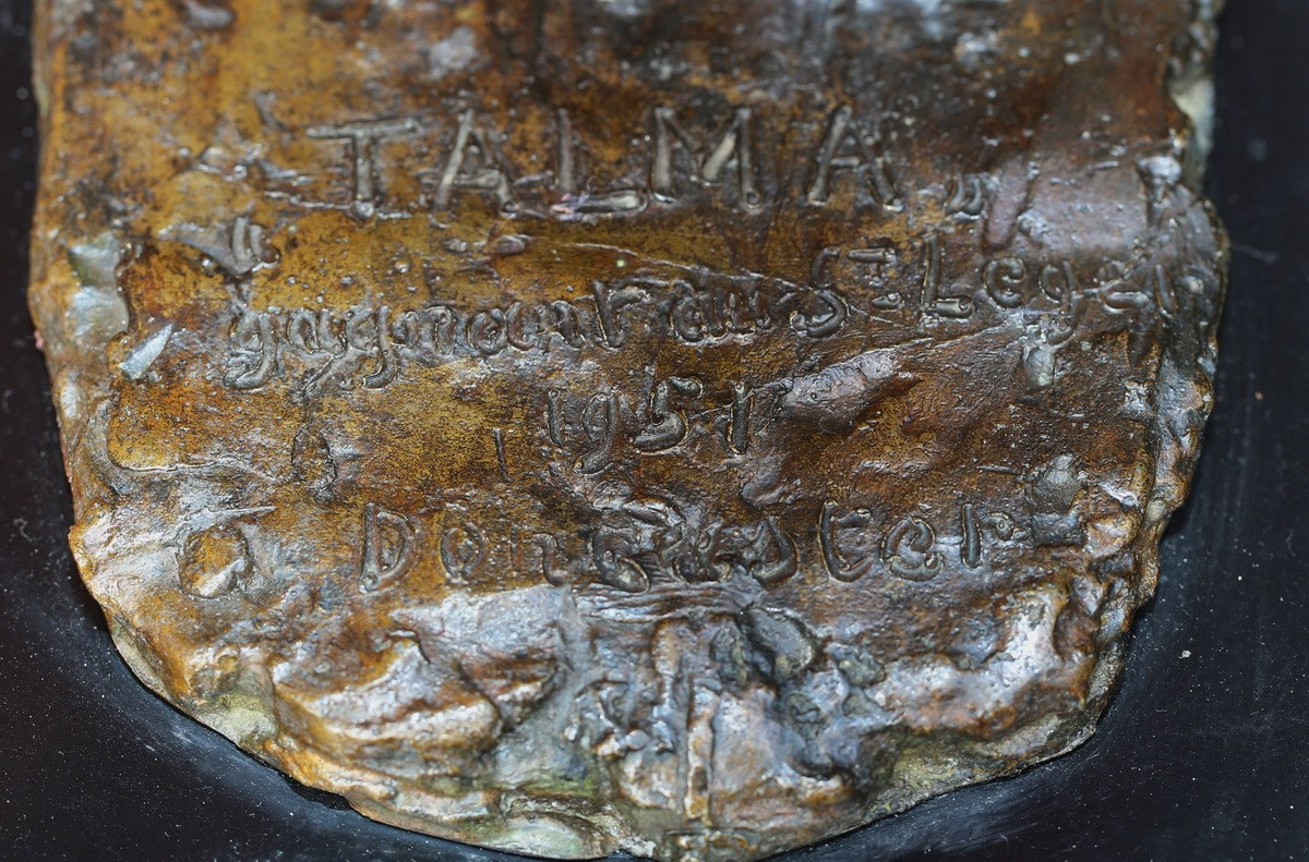 René Paris 1881-1970, Portrait Of The Horse Talma In 1951, Lost Wax By Valsuani.-photo-3