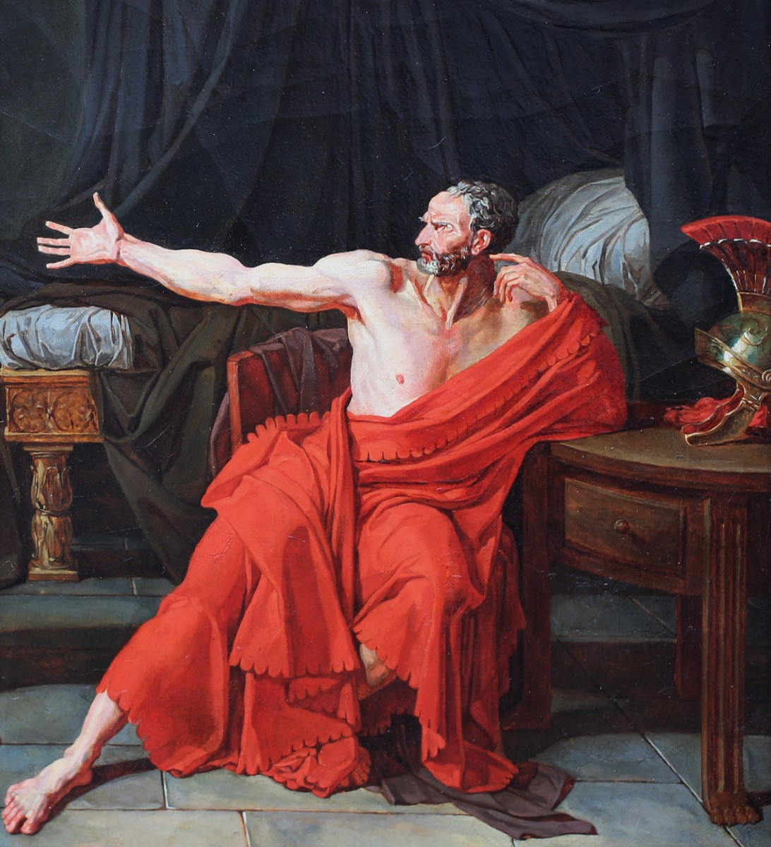 Louis Gauffier 1762-1801 After Jean-germain Drouais (1763-1788),marius Prisoner At Minturnes-photo-1