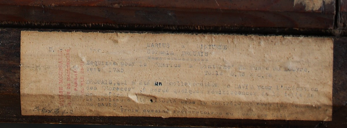 Louis Gauffier 1762-1801 After Jean-germain Drouais (1763-1788),marius Prisoner At Minturnes-photo-3