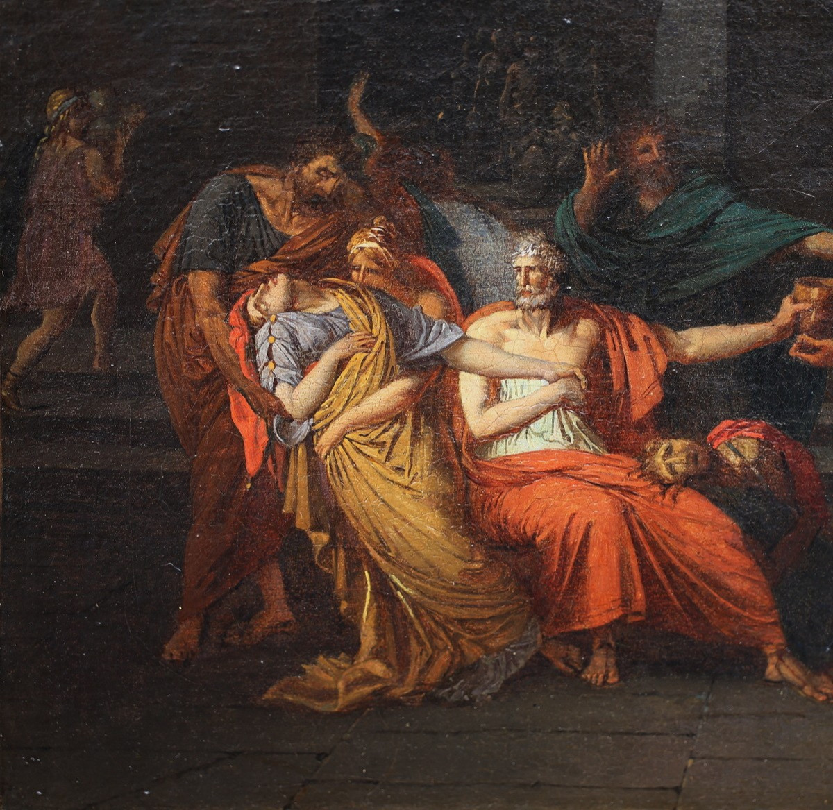 Early 19th Century French School, The Death Of Phocion, Prix De Rome 1804.-photo-3