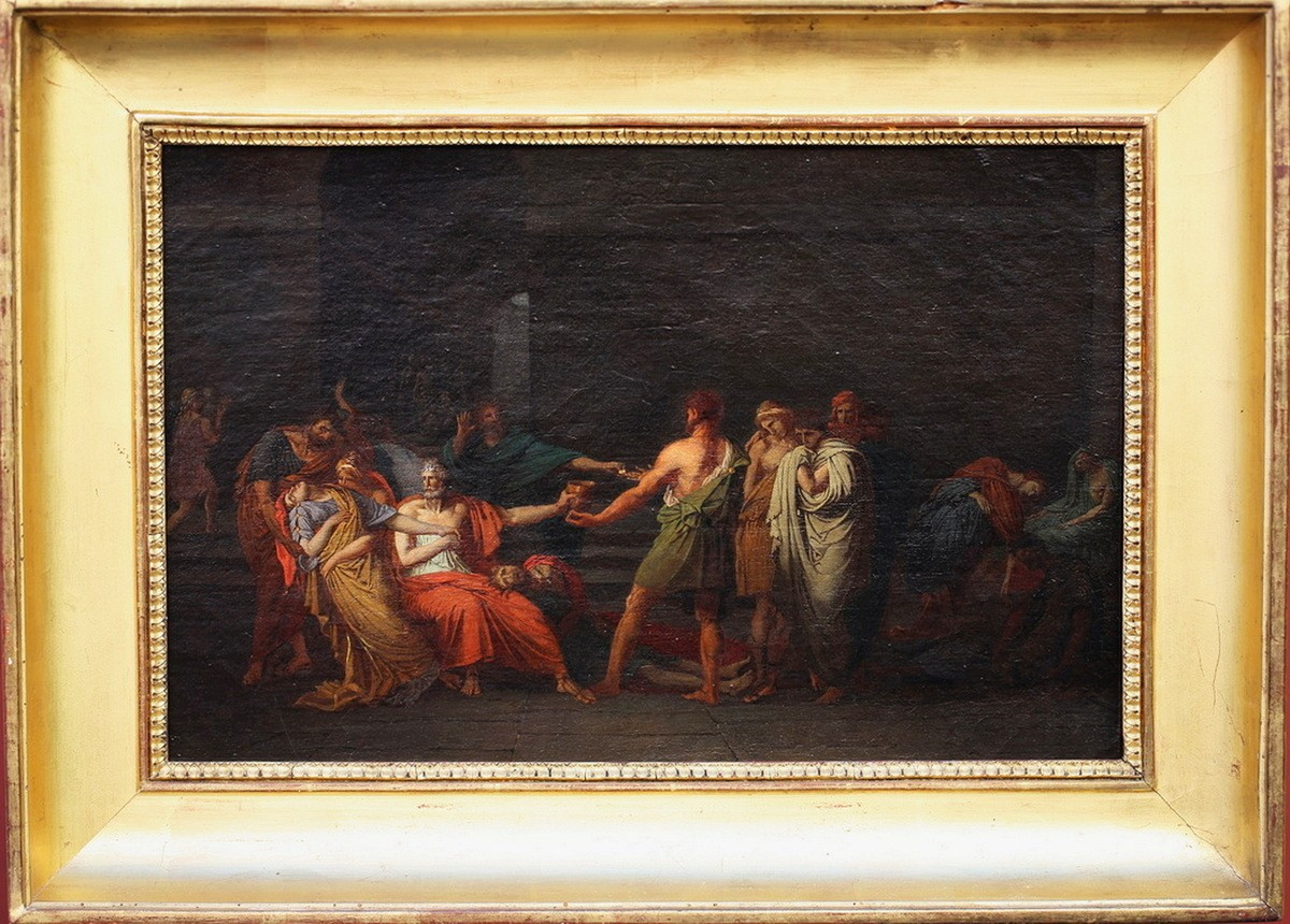 Early 19th Century French School, The Death Of Phocion, Prix De Rome 1804.