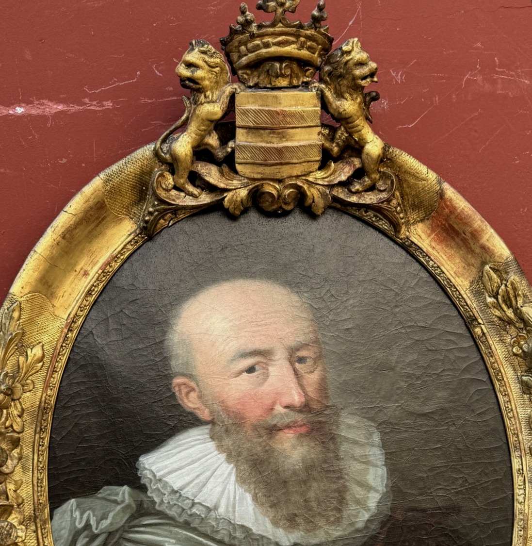 Ec.Fr fin du XVIII, autour de François André VINCENT 1746-1816, portrait du Duc de Sully.-photo-3