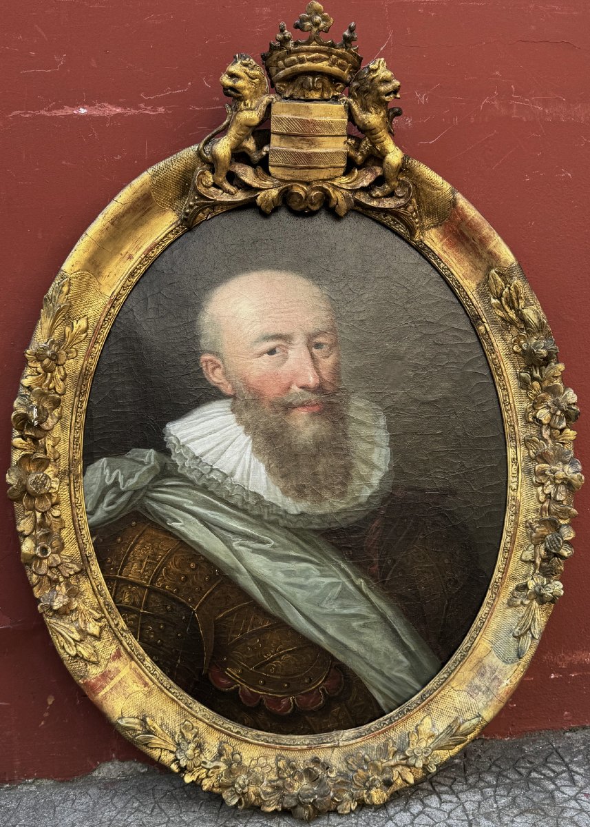 Ec.Fr fin du XVIII, autour de François André VINCENT 1746-1816, portrait du Duc de Sully.