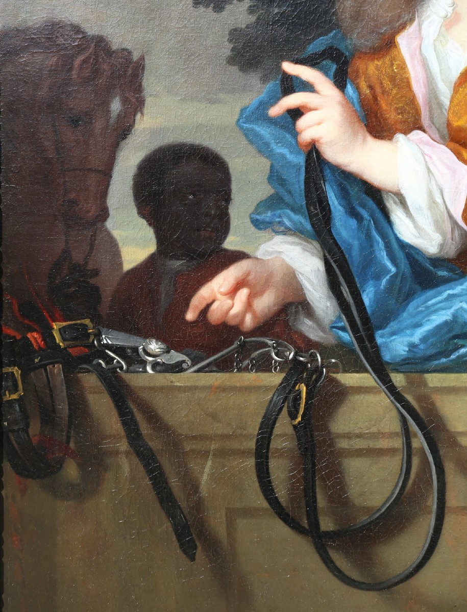 Godfried Van Schalcken 1643-1706 Or Around , Young Prince And His Lad.-photo-1
