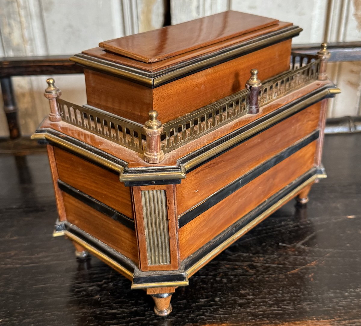 Miniature Cabinet Serving As A Secret Compartment, Northern Europe, Late 18th Century  -photo-3