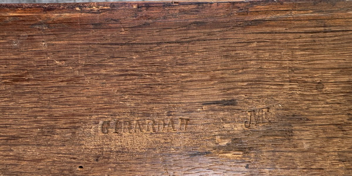 Jean GIRARDAU reçu maitre en 1738, paire de commodes Transition, marqueterie de fleurs -photo-2