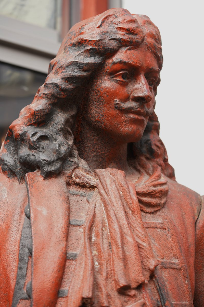 Paul FOURNIER 1859-1926 et N de NONVILLIERS le fondeur, statue monumentale de MOLIERE 1622-1673-photo-3