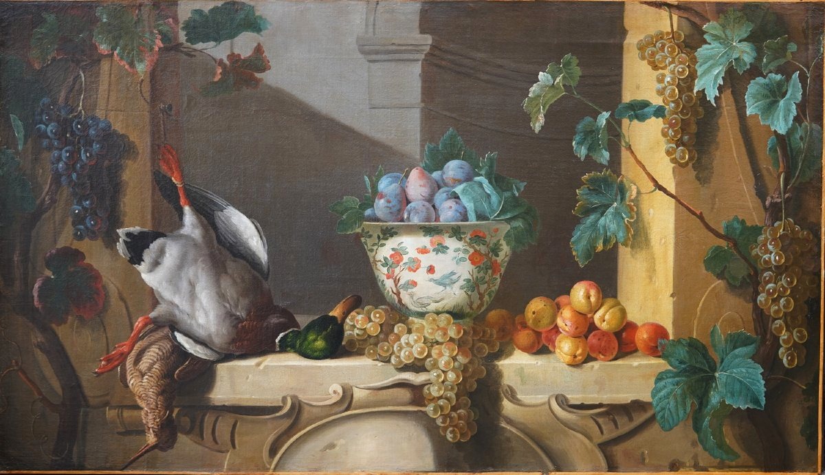 François DESPORTES suiveur de, école Française du XVIIIème, nature morte.