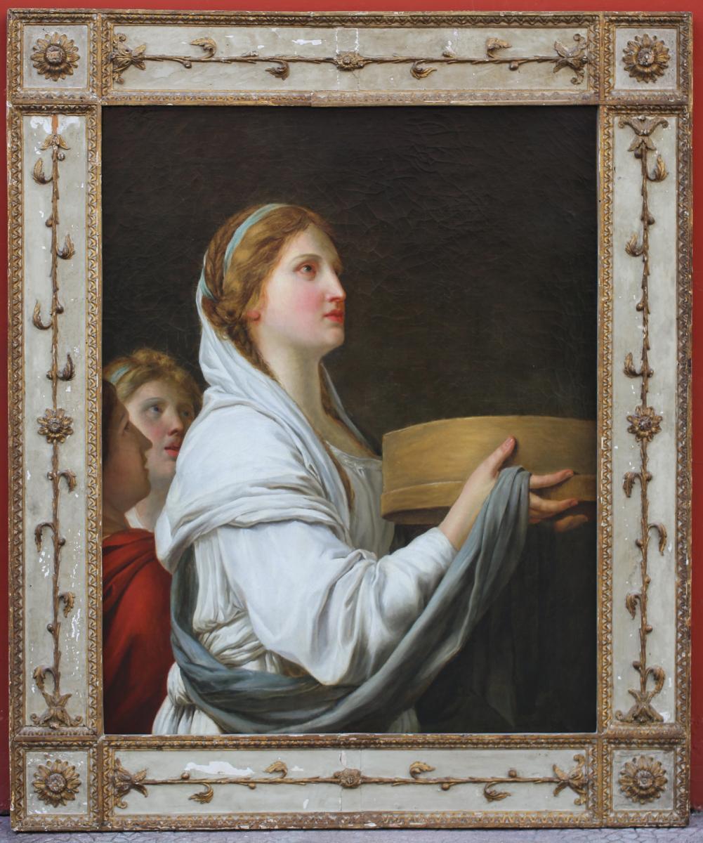 J.b  Suvee 1743-1807 Et Atelier "vestale Tuccia"