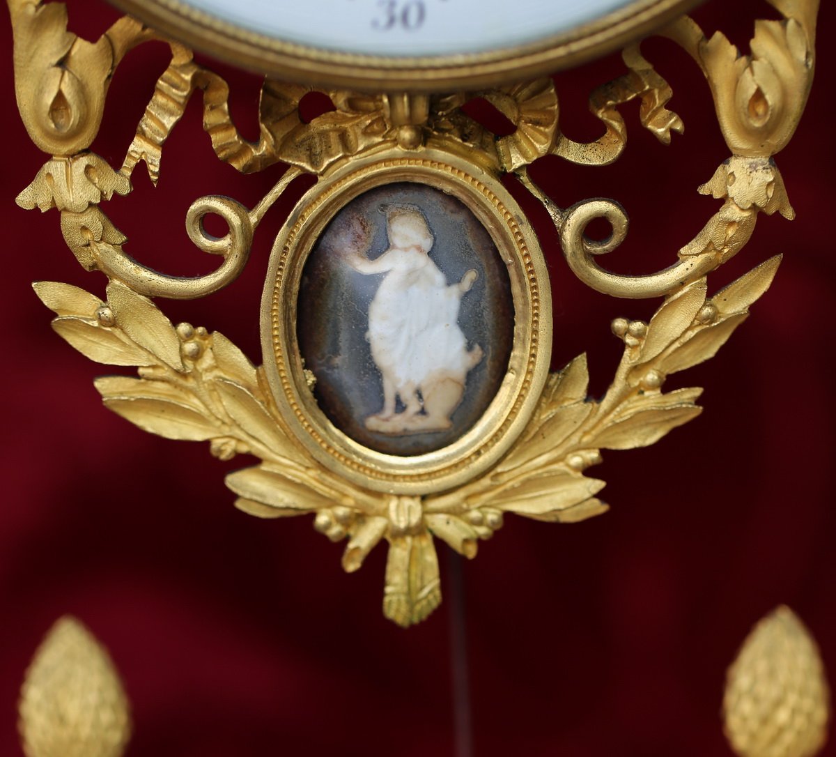 Pendule à Quantième D époque Louis XVI-photo-1