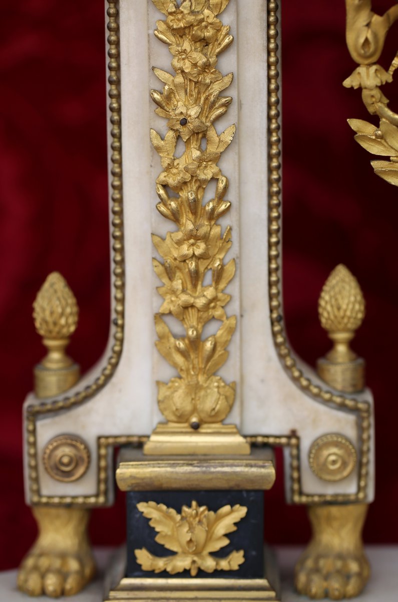 Pendulum With Calendar D Louis XVI-photo-2