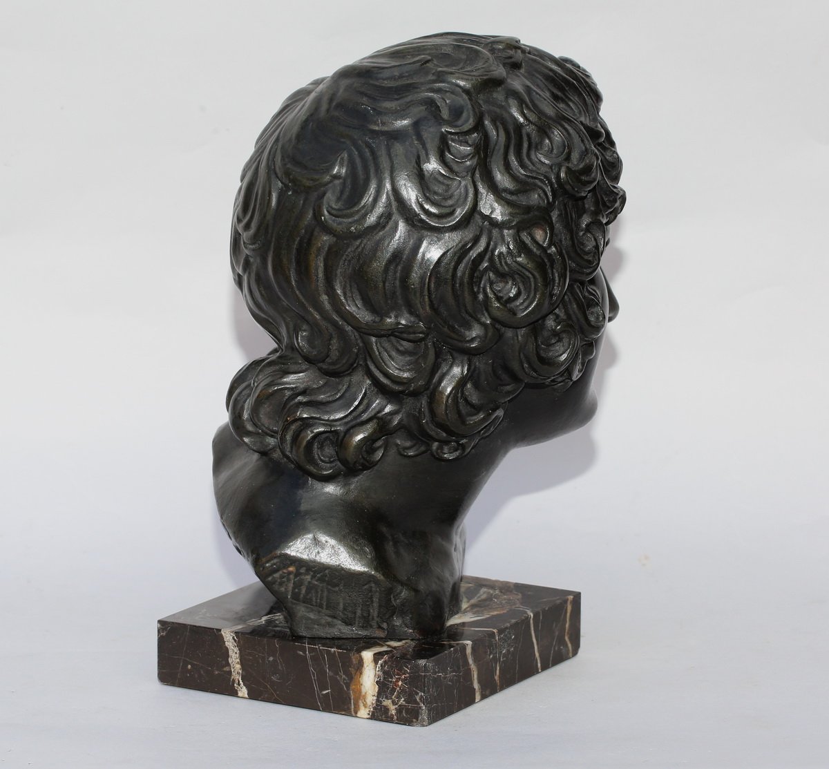 Antoine Denis Chaudet (1768-1810) d'Après, Buste De Jeune Homme.-photo-4
