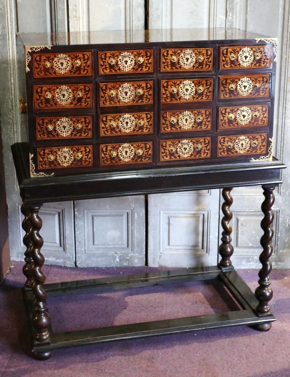 Cabinet Indo Portugais Goa époque XVIIème