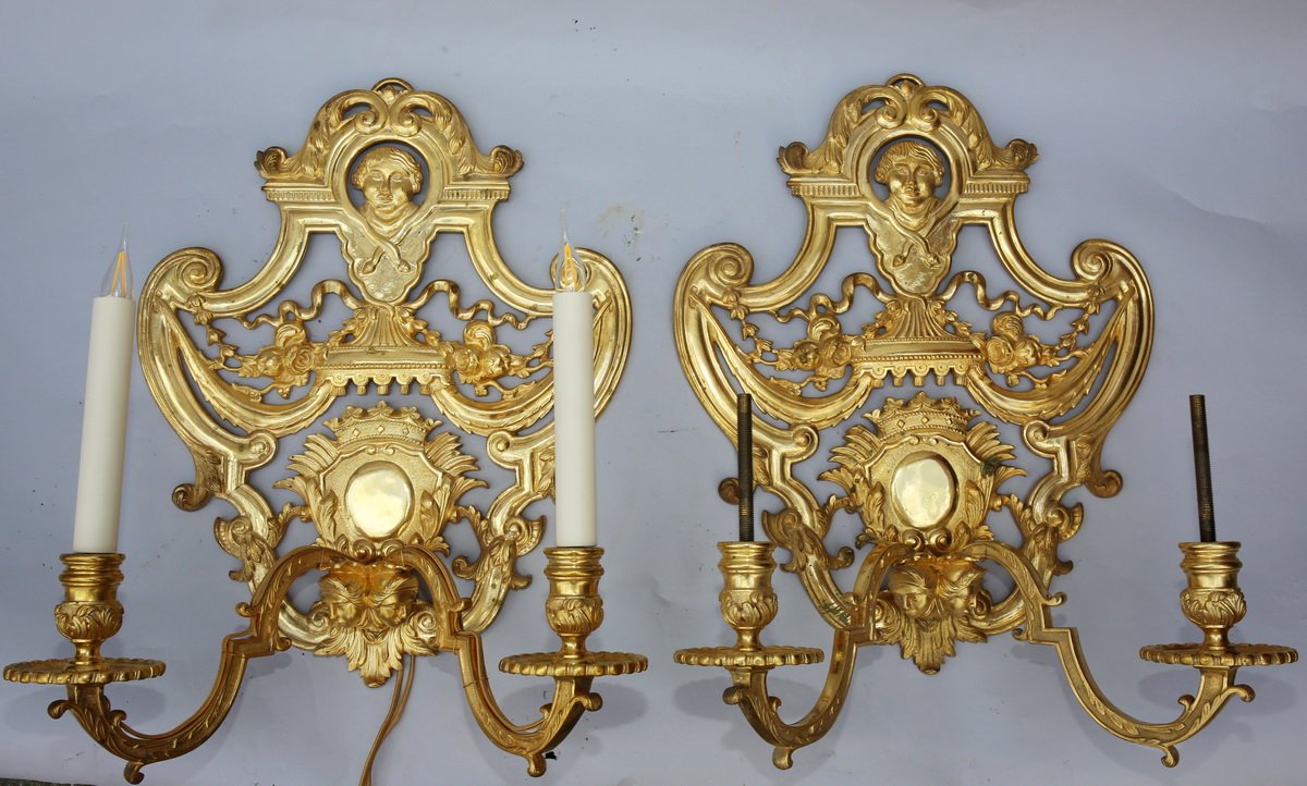 Pair Of Louis XIV Style Sconces