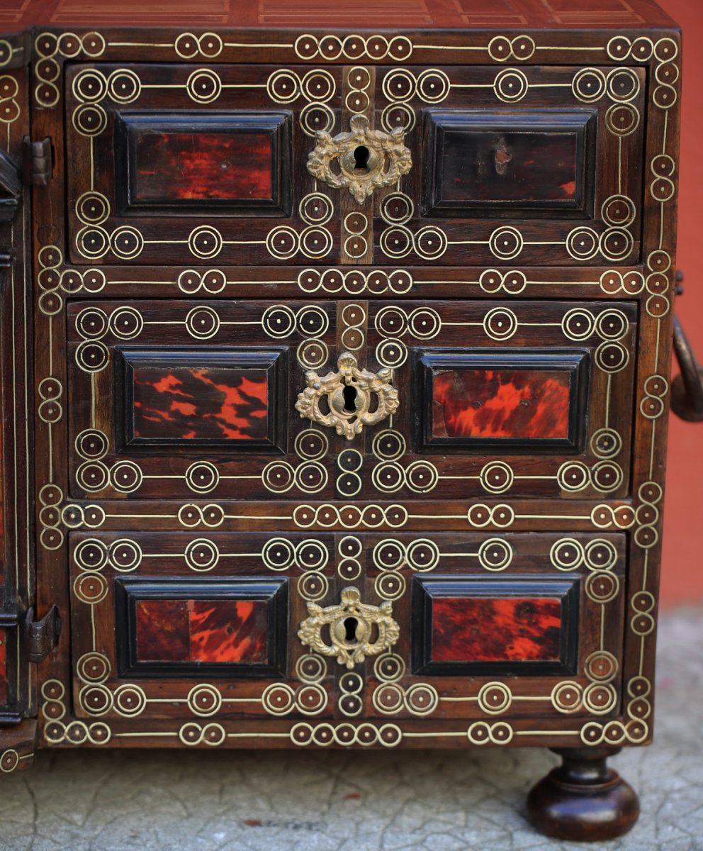 Cabinet, Travail Espagnol Du XVIIème.-photo-2
