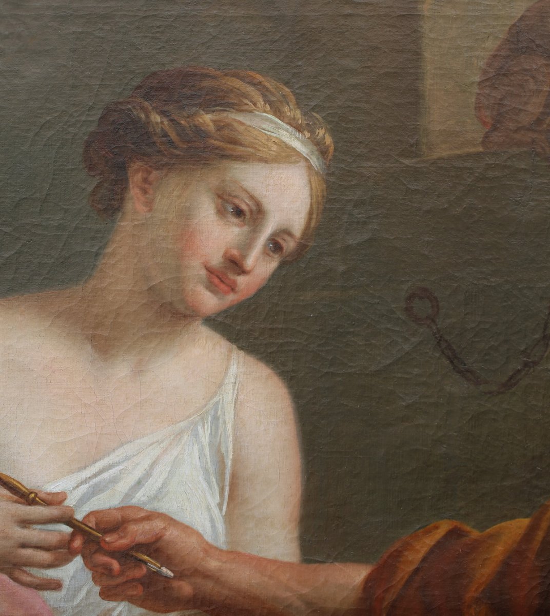 18th Century Italian School, Allegory Of Painting.-photo-2