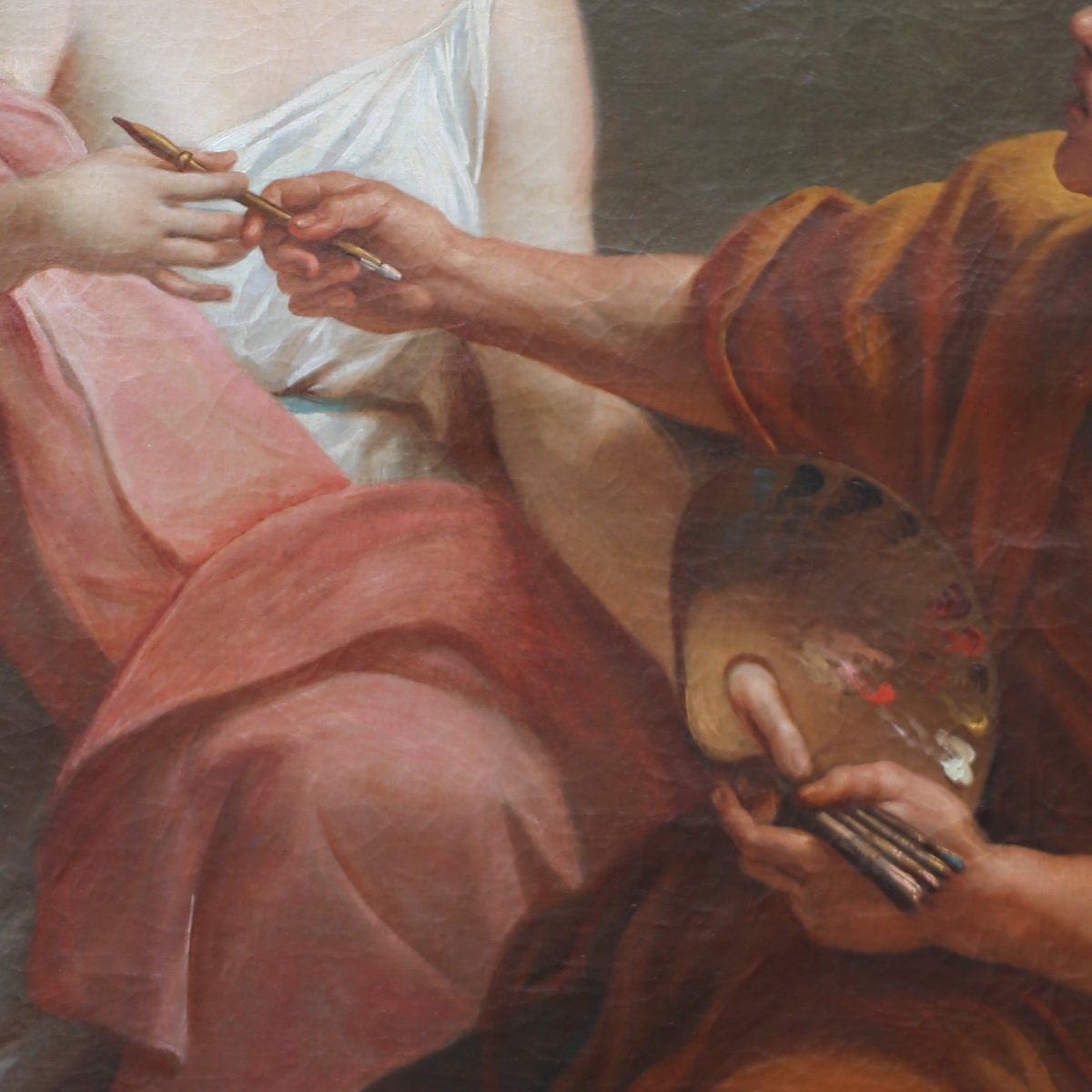 18th Century Italian School, Allegory Of Painting.-photo-4
