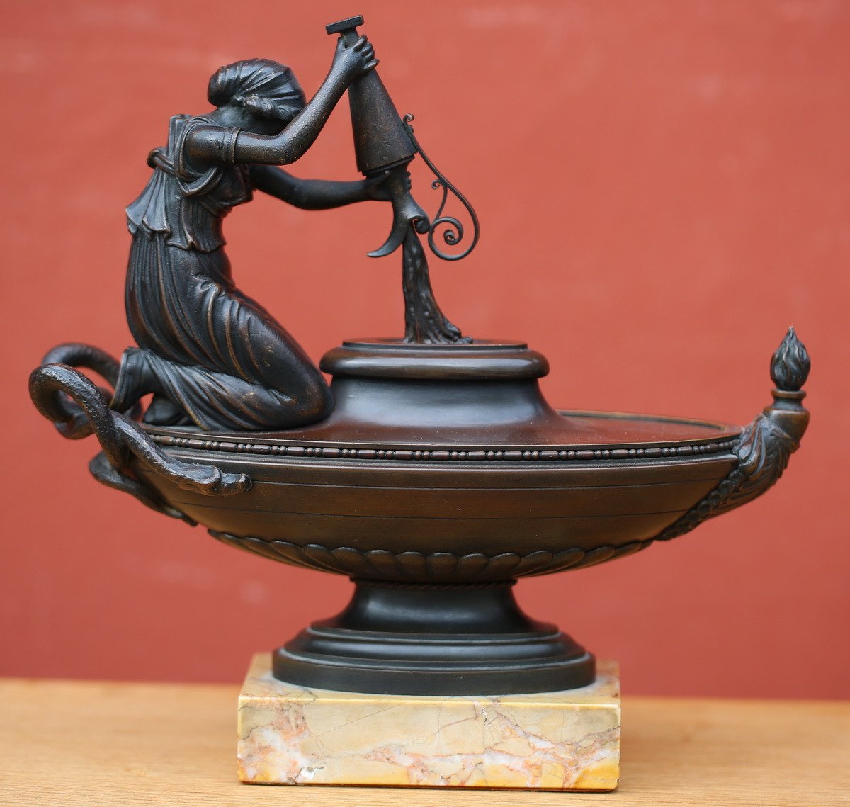 Bronze Covered Cup Circa 1830-photo-2