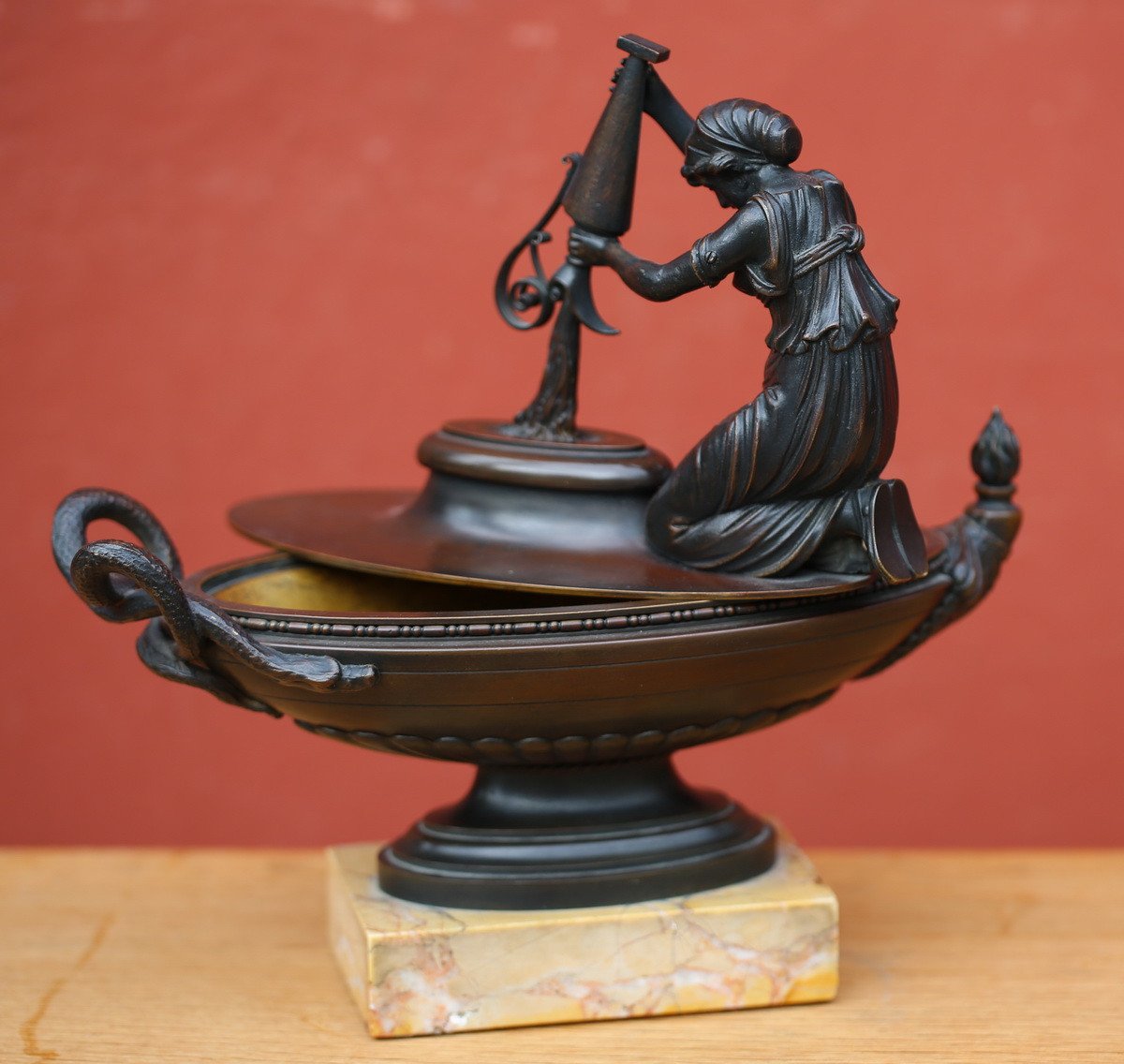 Bronze Covered Cup Circa 1830-photo-3