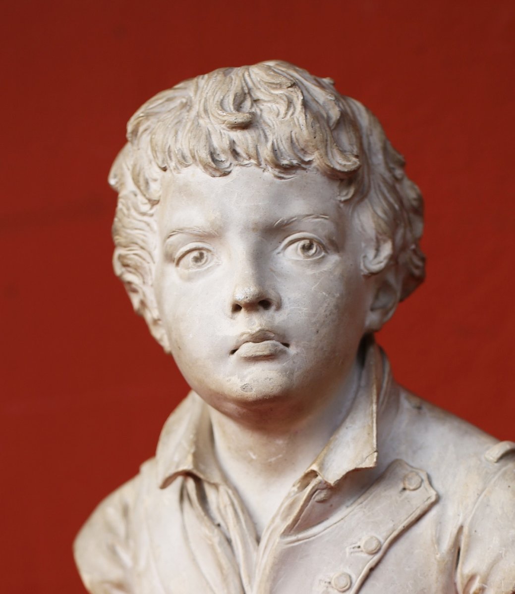 Jean-nicolas Alexandre Brachard 1766-1846 Portrait En Buste De Joseph Viala.-photo-4