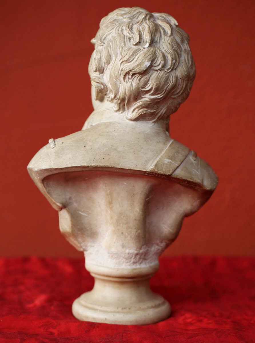 Jean-nicolas Alexandre Brachard 1766-1846 Portrait Bust Of Joseph Viala.-photo-1