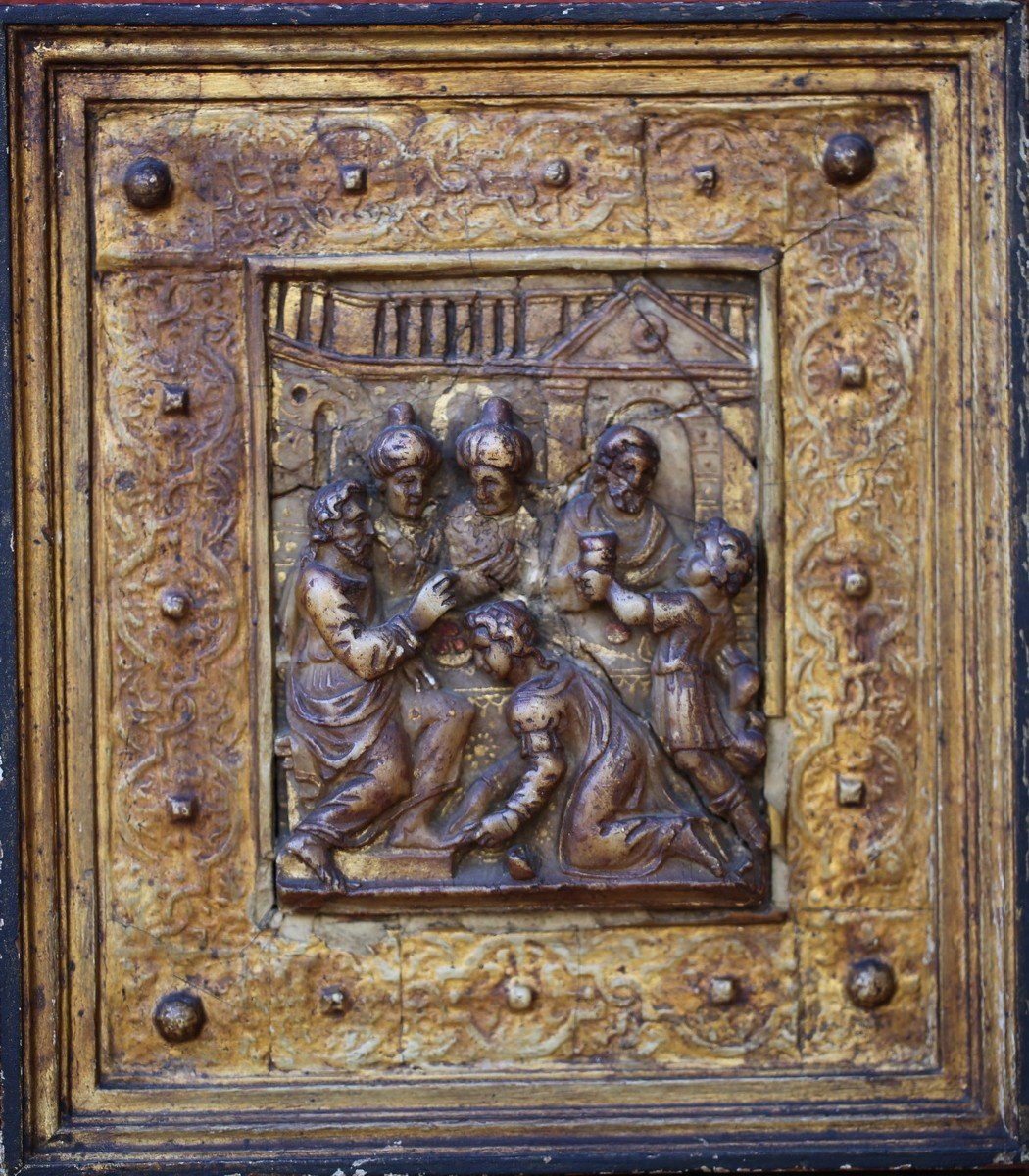 Ensemble De Neuf Bas-reliefs En Albâtre Malines, Vers 1600 -photo-2