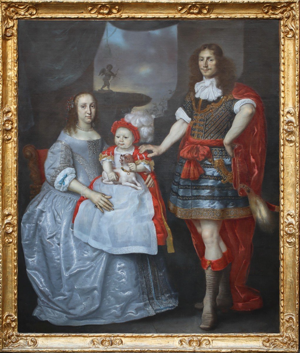 Herkules Sanders 1606-1673,  Portrait De Famille.