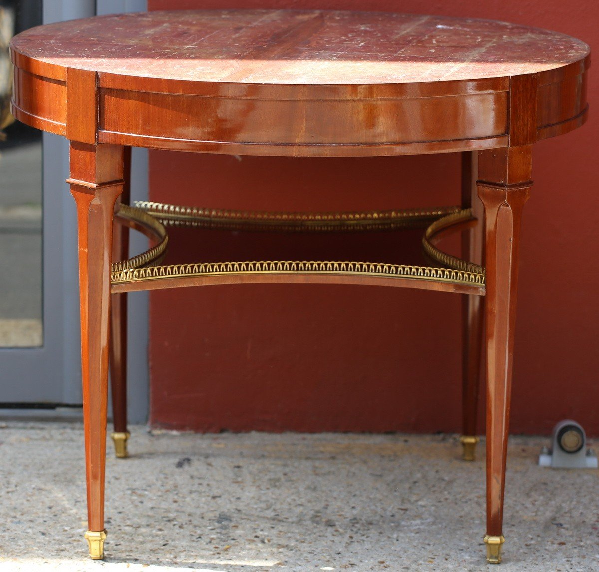 Nicolas Grevenich Master In Paris In 1768 Pedestal Table-photo-2