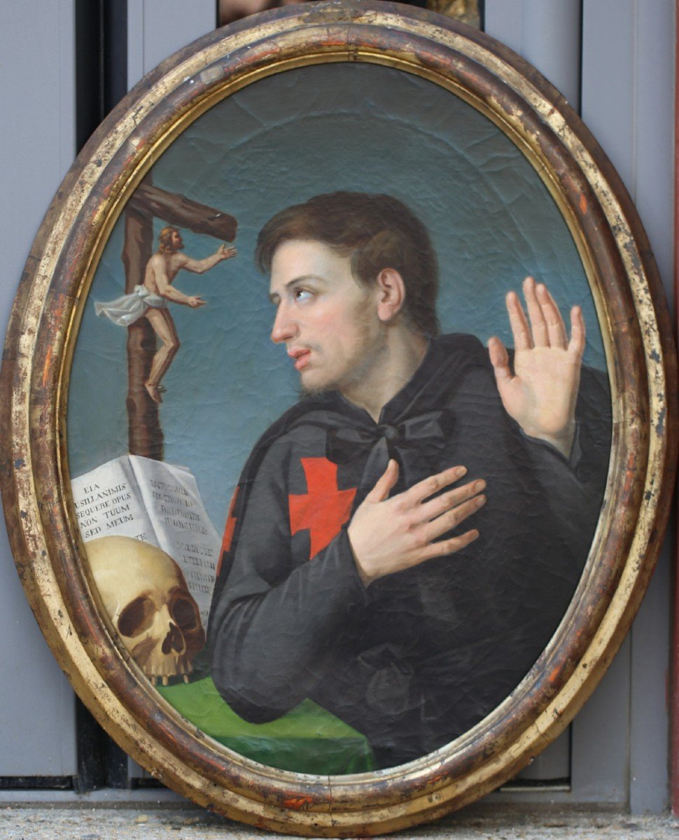 Giuseppe Feretti vers 1832, Italie, Portrait De Saint Camille De Lellis