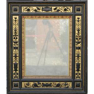 Luigi Frullini, Attributed To, Richly Carved Frame Presenting A Mirror