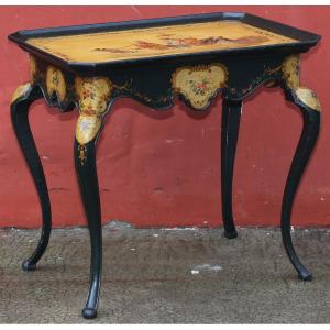 Small Venetian Cabaret Table, L XV Style, Early 19th Century.